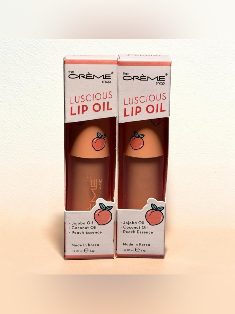 The Crème Shop Luscious Peach Lip Oil
